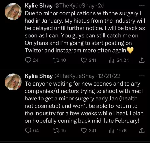 An update on her status