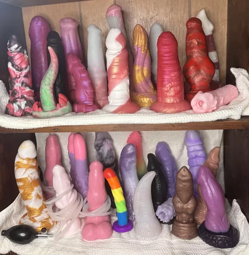 And these are just my Fantasy Dildos~ (I’m planning on a full collection pic once I finish moving) 