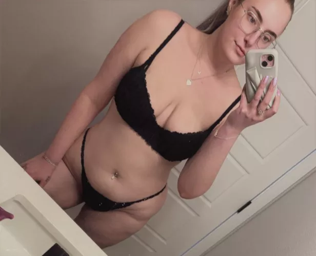 Basic black lingerie is always a good move