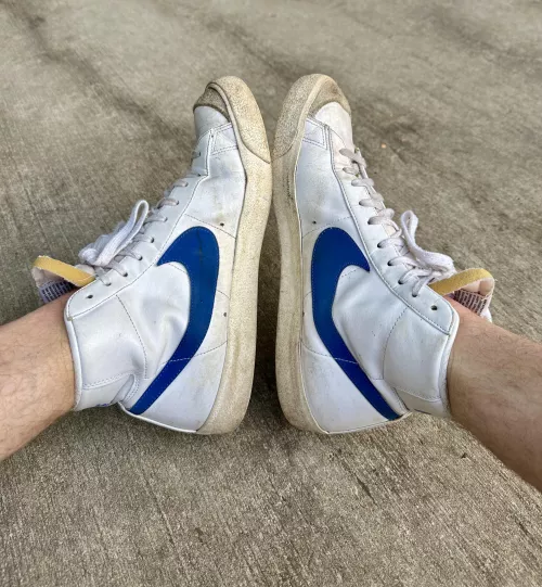 Bro yard work shoes 😤