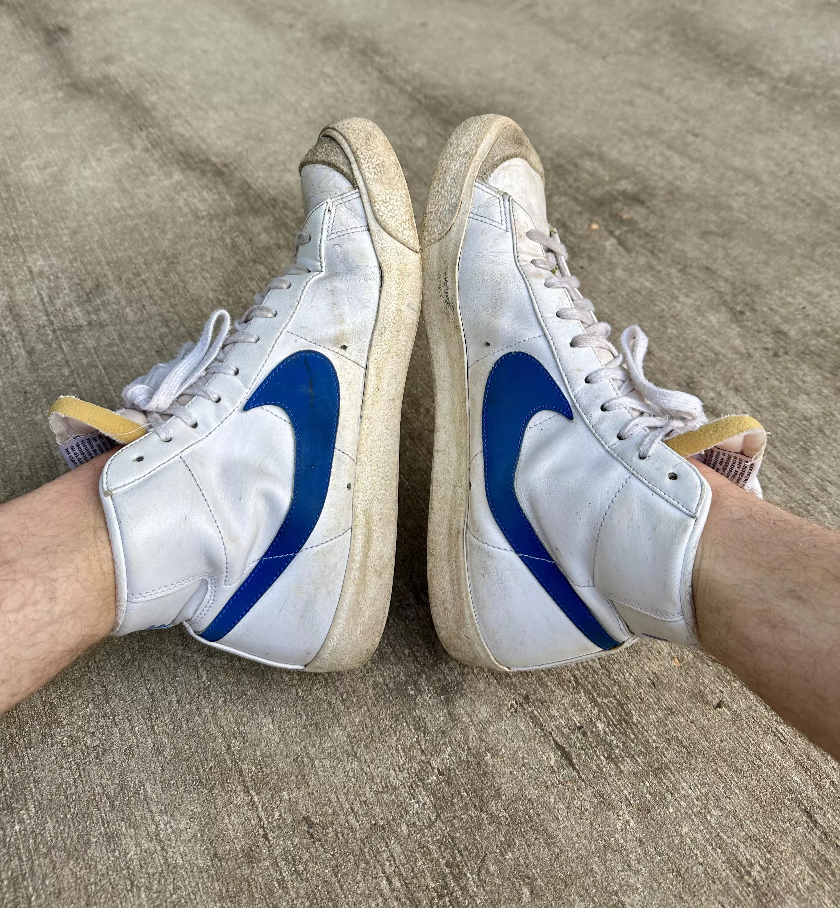 Bro yard work shoes 😤