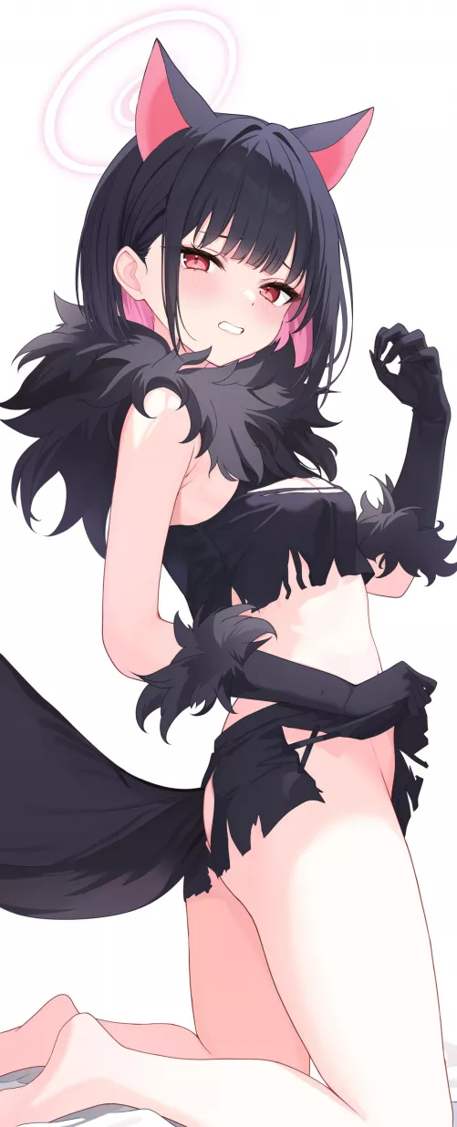 Catgirl Kazusa [Blue Archive](1340x3310)