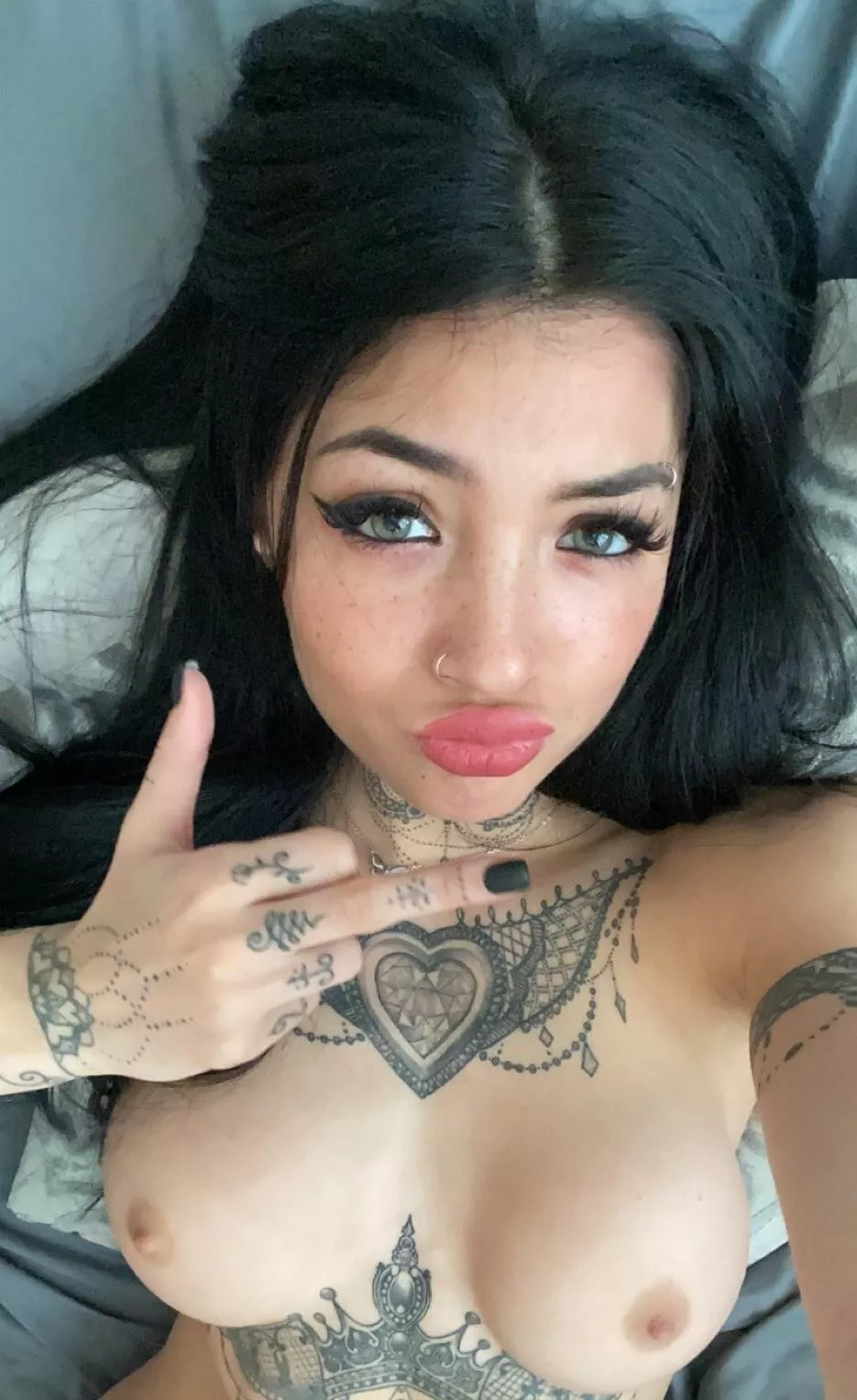 Cum on a goth girl's face?