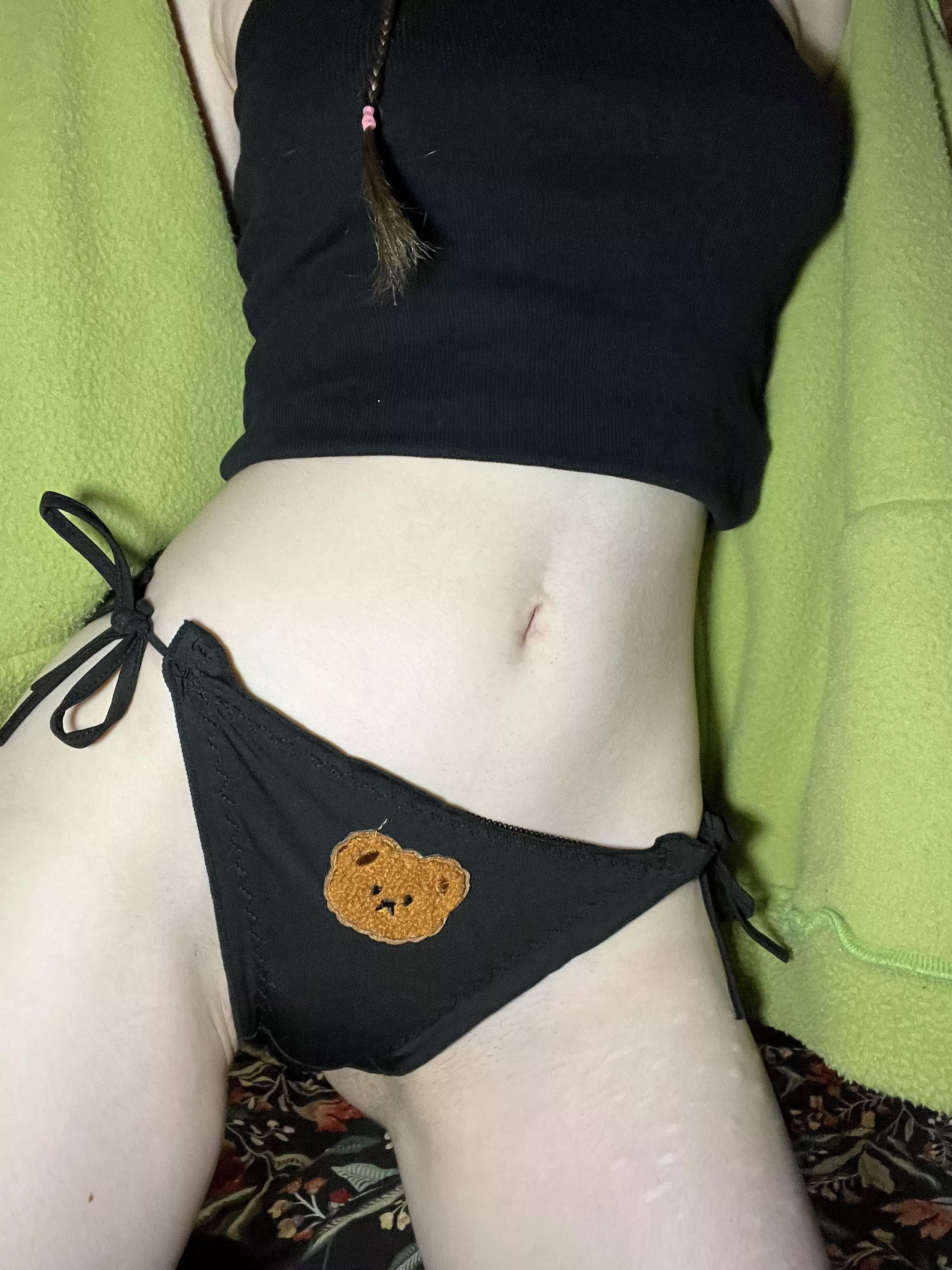 💚 cute panties with a teddy bear