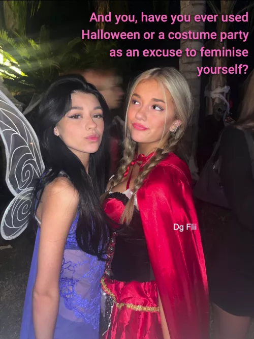 Dressing up for Halloween