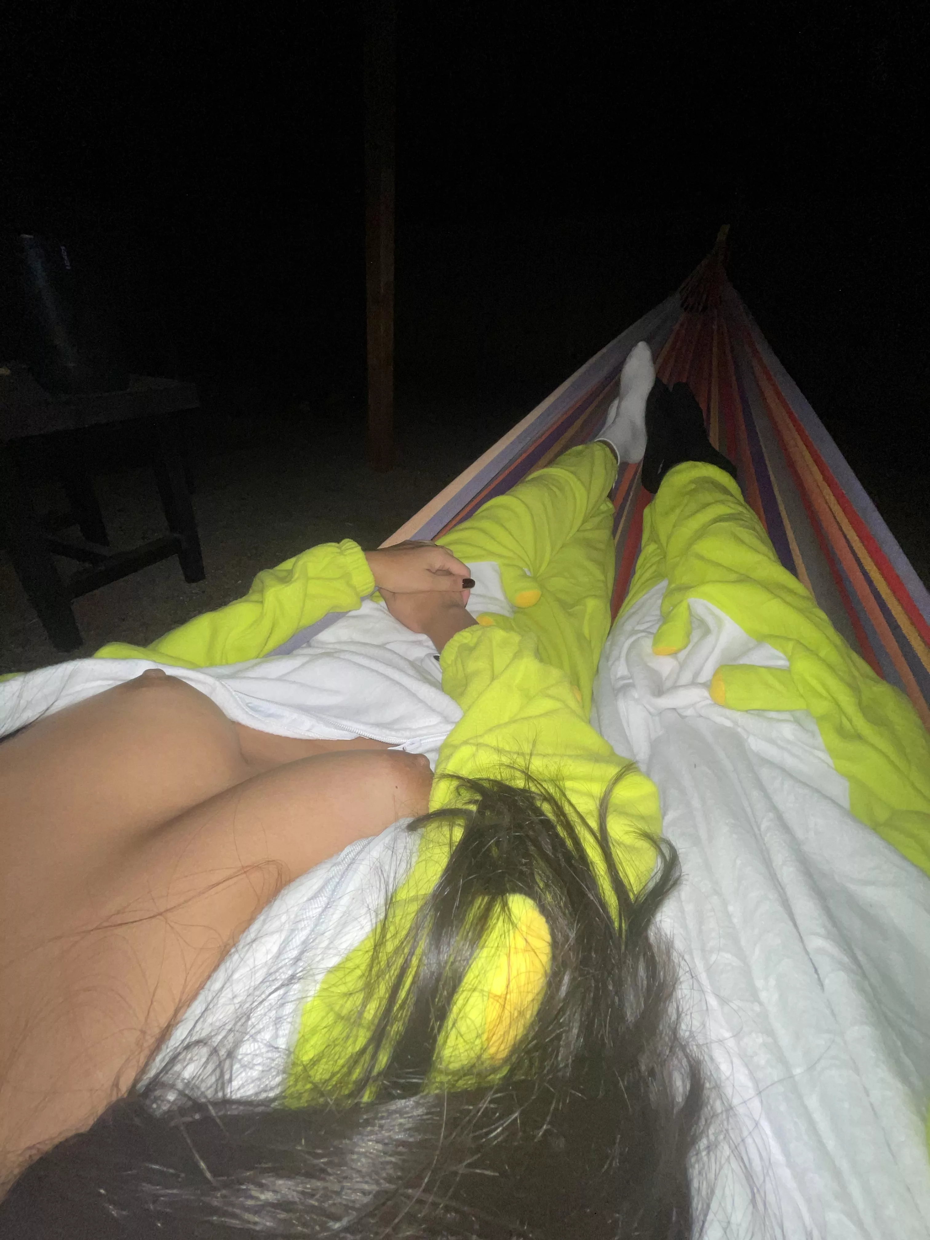 Getting freaky in the hammock tonight 🥰 let the roll begin! 