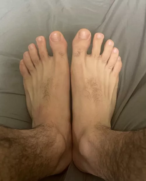 Here are my feet 