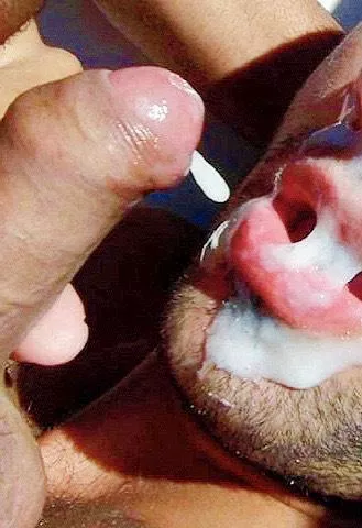 I adore it when cum over my face and in my mouth! 