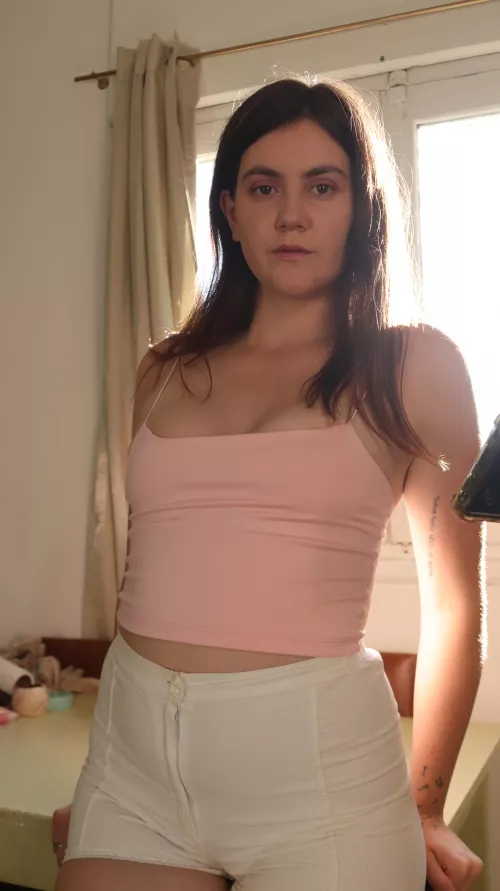 I can't stand my hair in this heat. I could use a haircut but I don't know if just the ends or shorter!