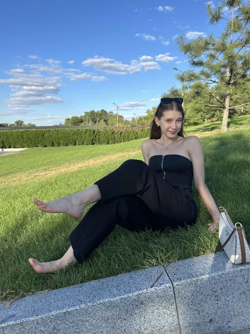 I love showing my legs in public