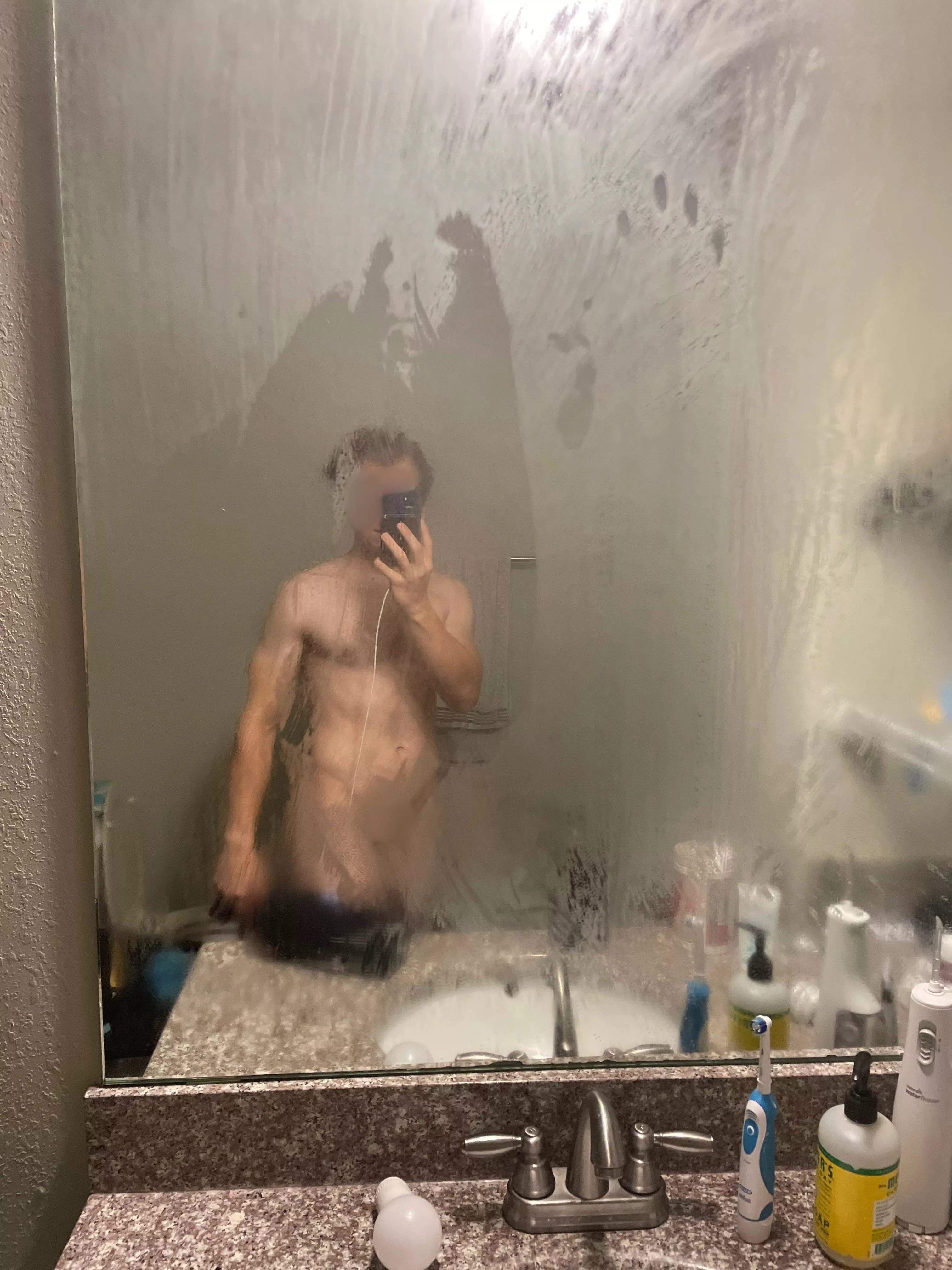 i love to make my skin near burned in the shower 👅