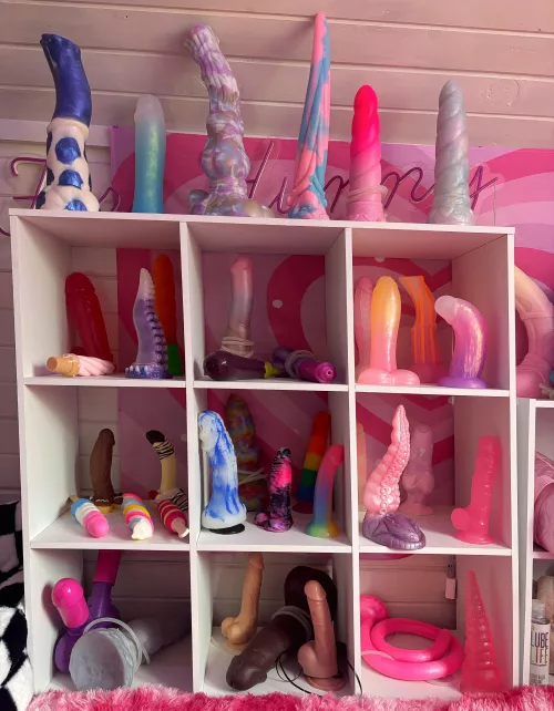I put all of my favorite toys on display! 💕✨