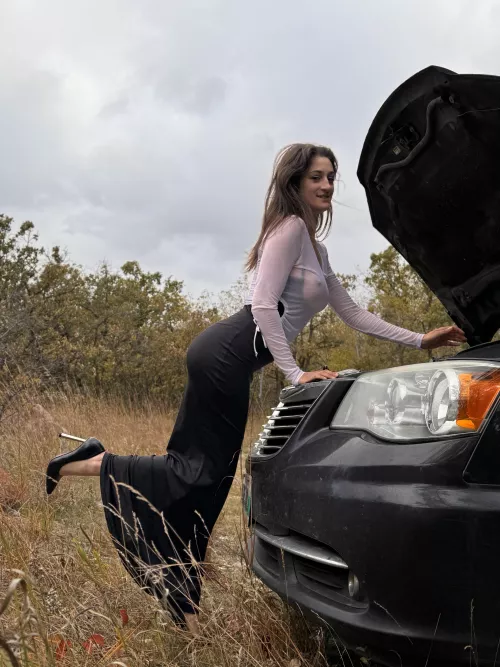 I want to leave the outfit and heels on while I get fucked!