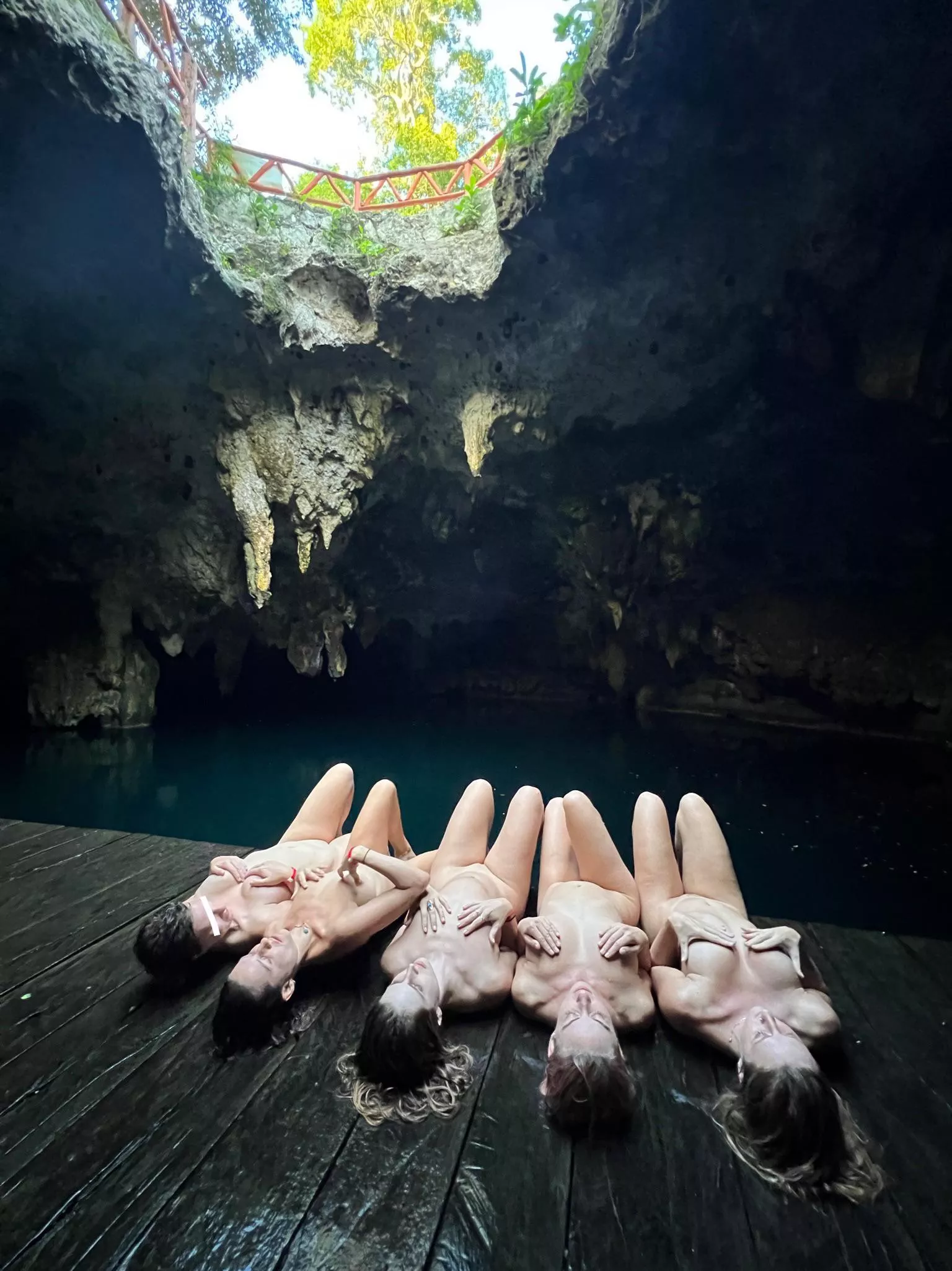 If you go deep enough, you might see water nymphs in the cenotes