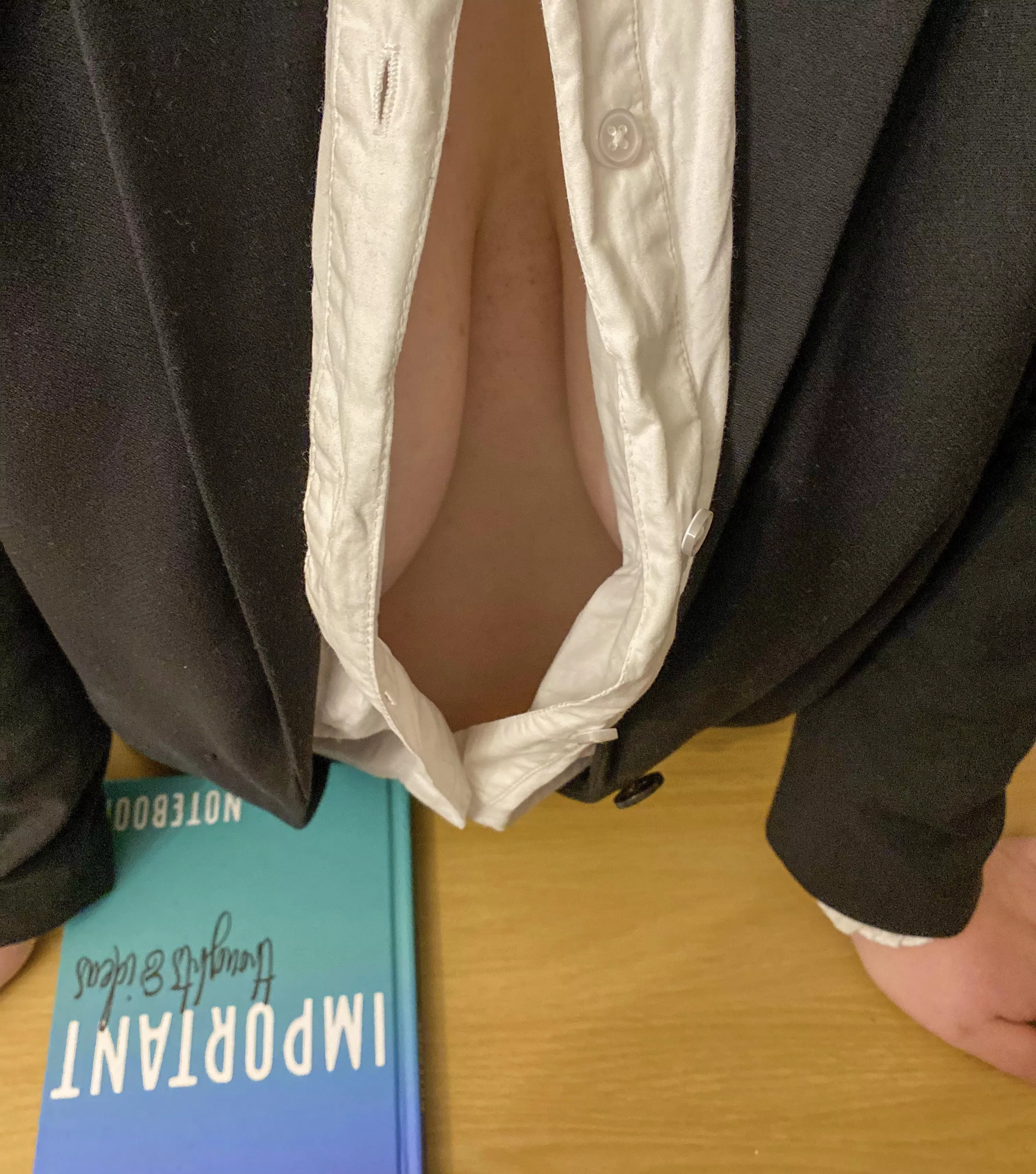 I’m trying to catch guys attention in work by not wearing a bra