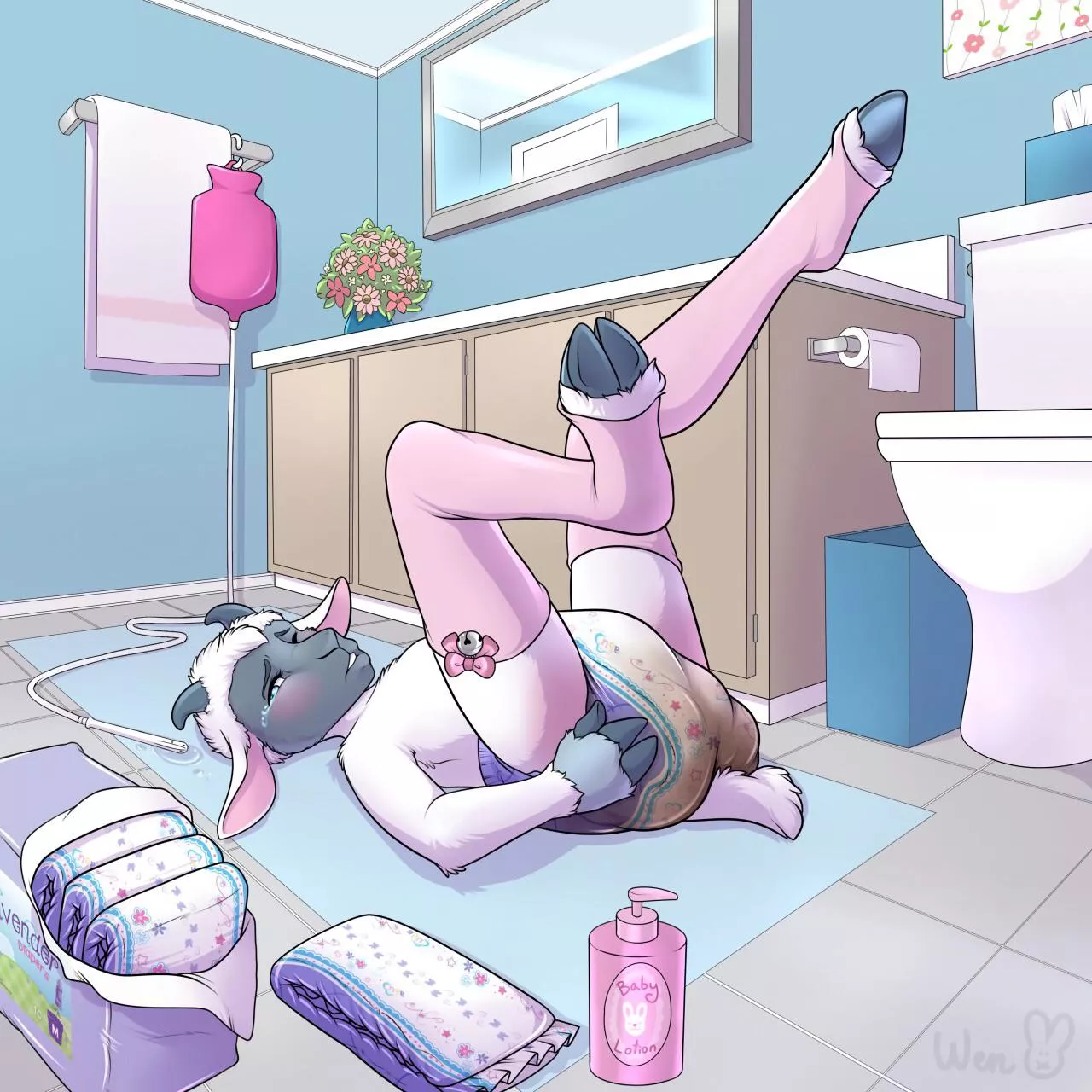 In dire need of attention - poor thing couldn’t hold 😈