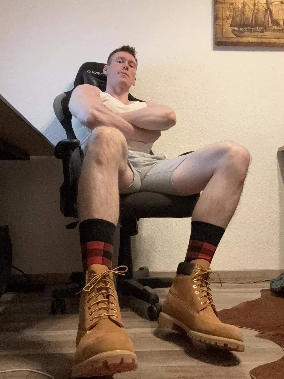 It's time for the Timbs. And for standing up to over 6'8