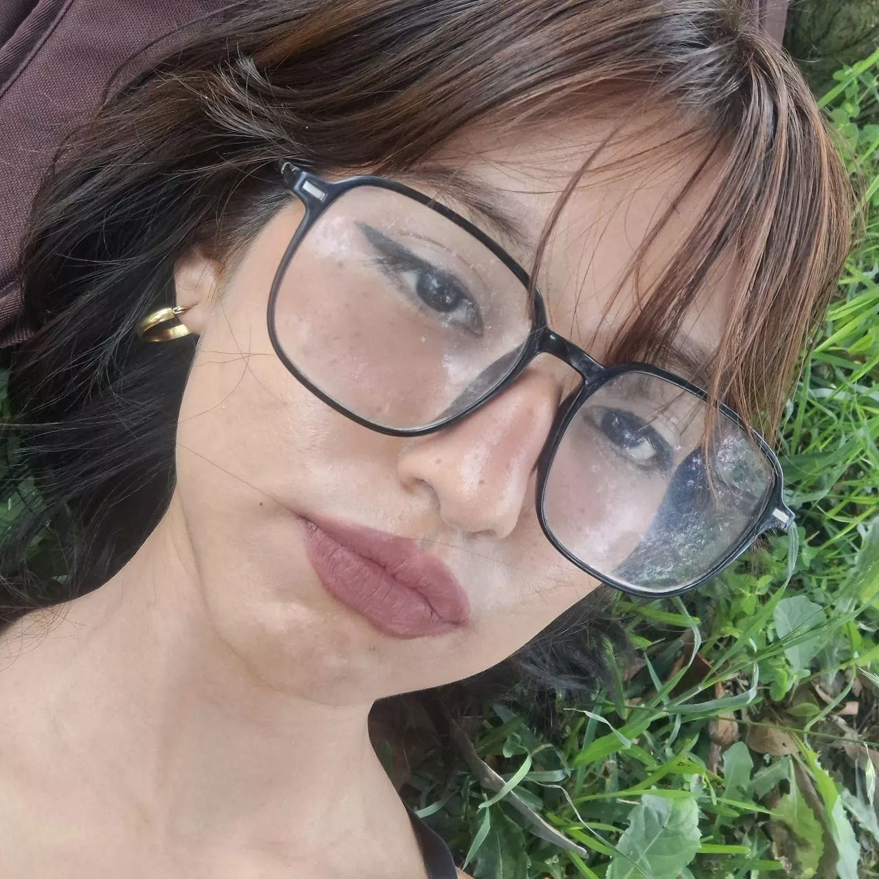 Let's kiss and chill on the grass