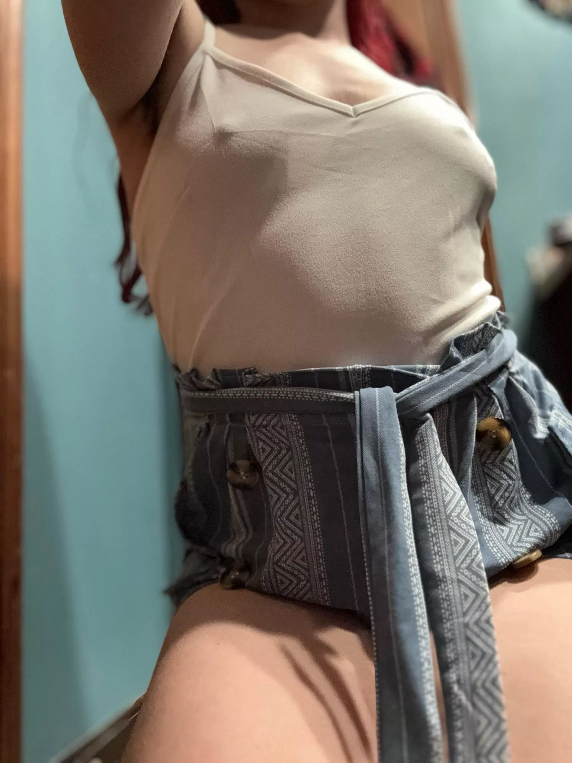 Love how my nipples show through! 