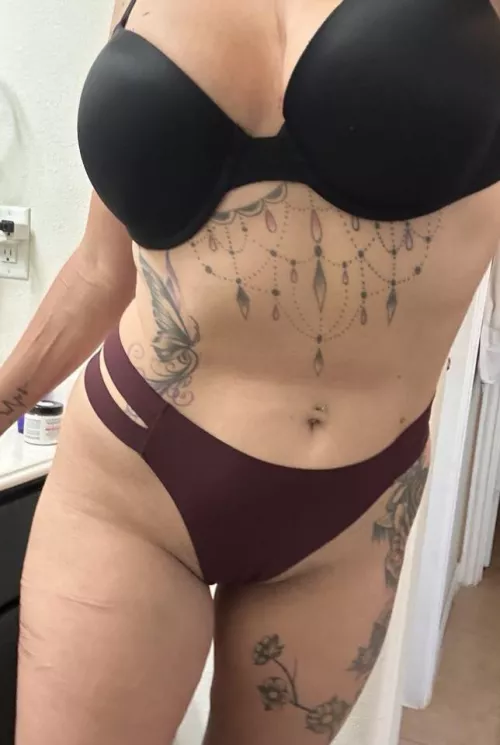 Normally my panties get swallowed up! 