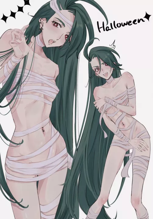 (Rika) Having A Spooky Halloween (@mtkpasta)