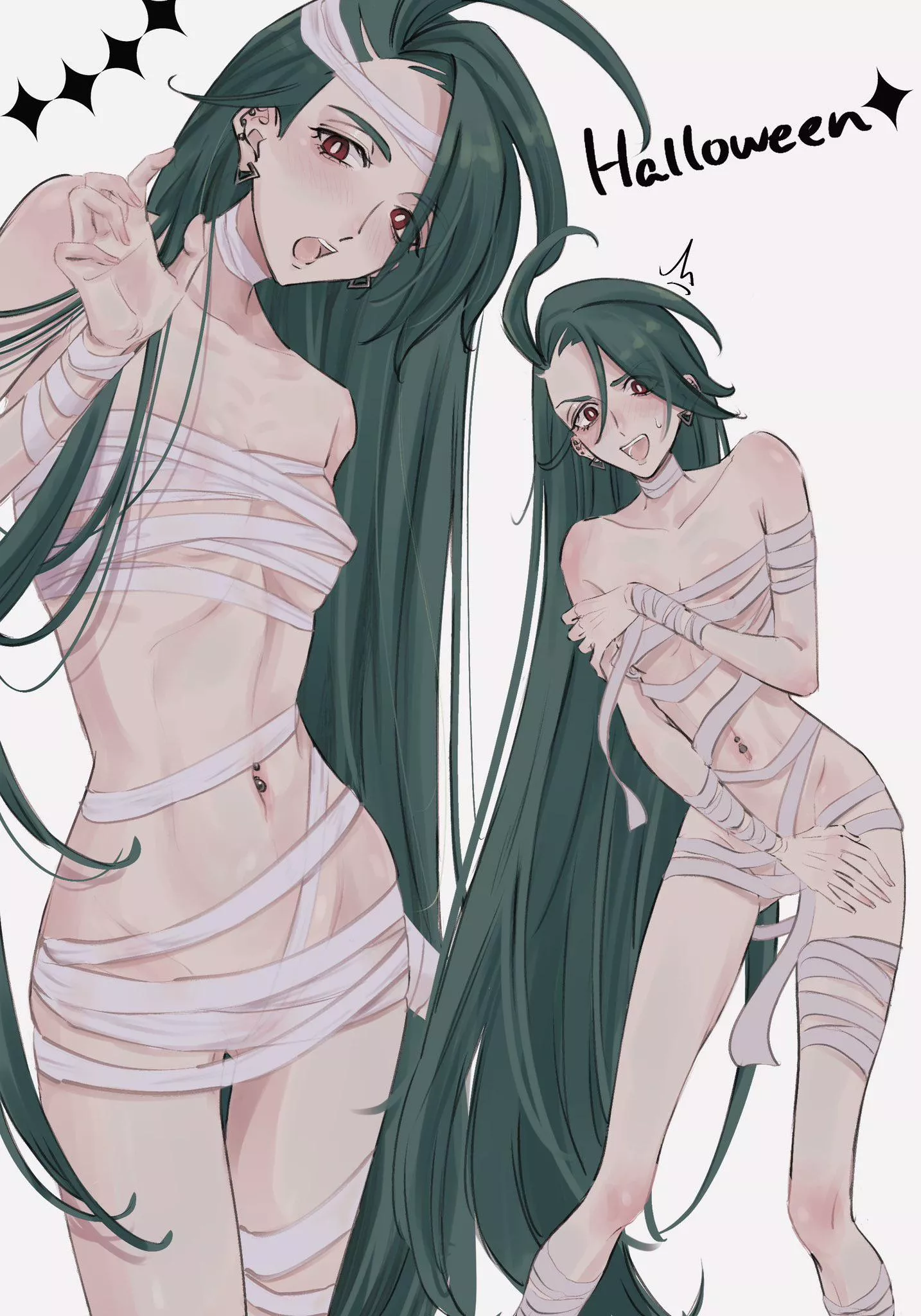 (Rika) Having A Spooky Halloween (@mtkpasta)