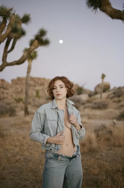 Samantha in the Desert