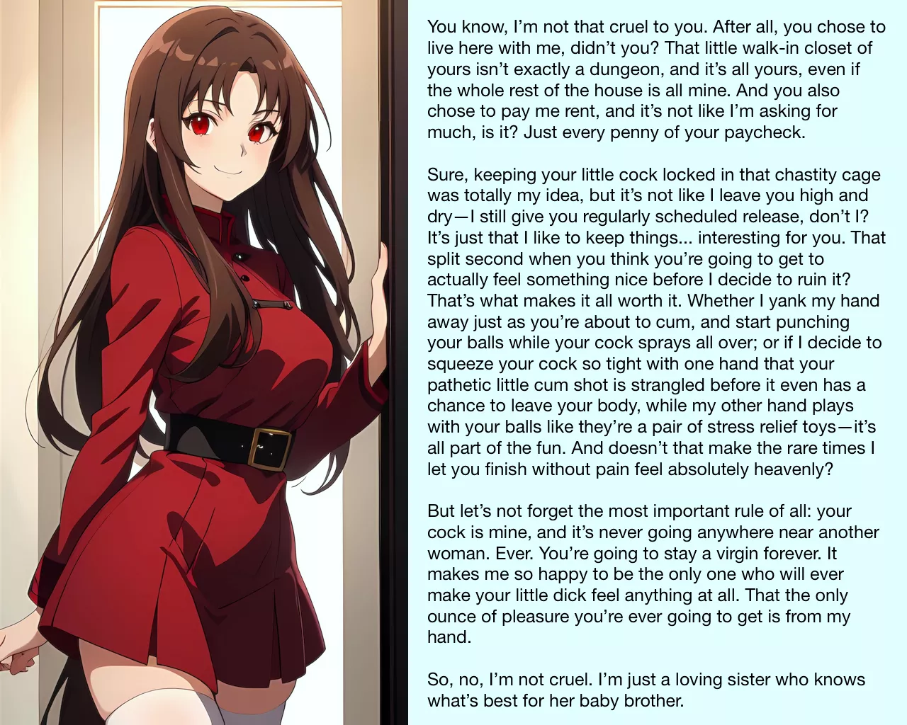 She's not really that cruel [AI Image]