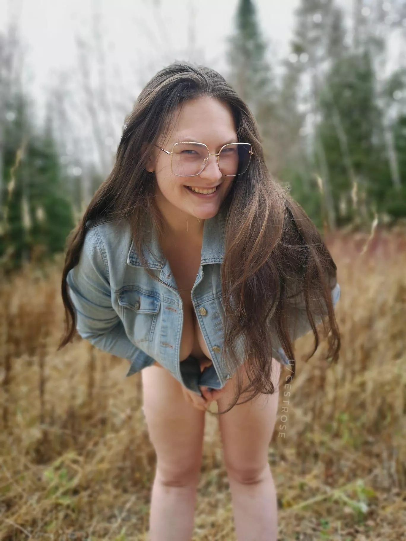 Some like denim on denim, but I prefer denim on nothing