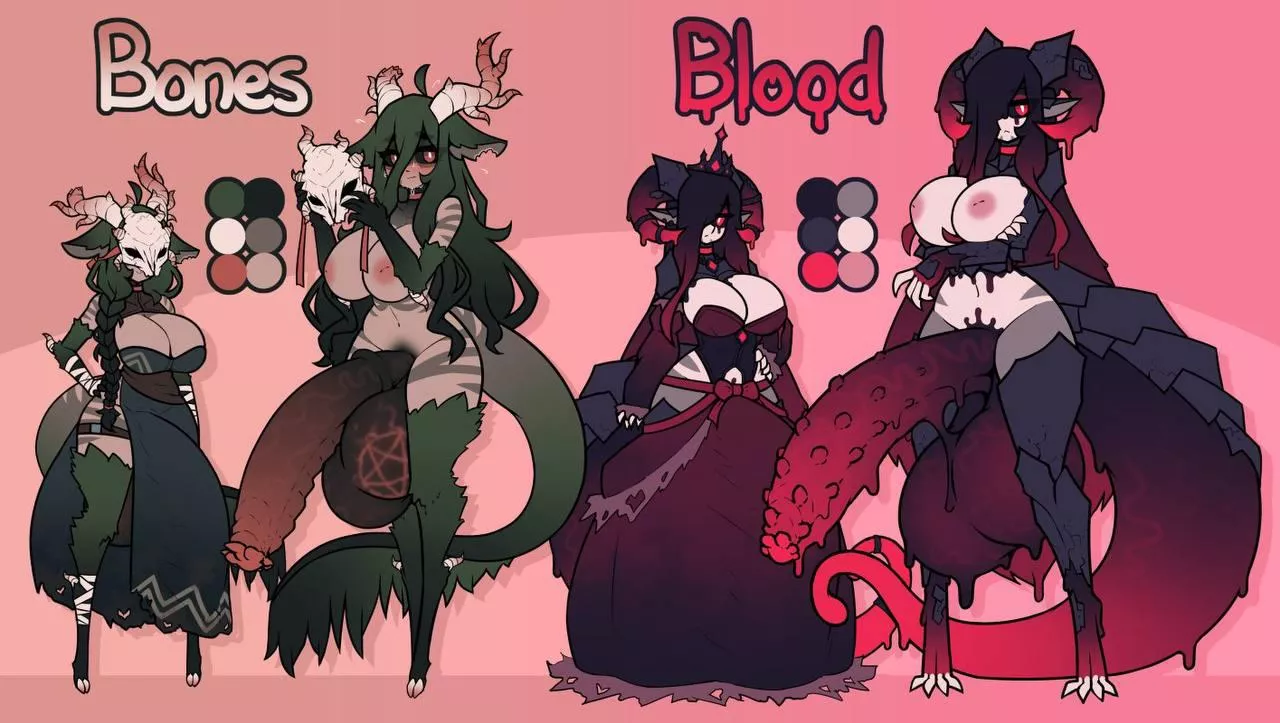 The final art of this cute demon waifu((