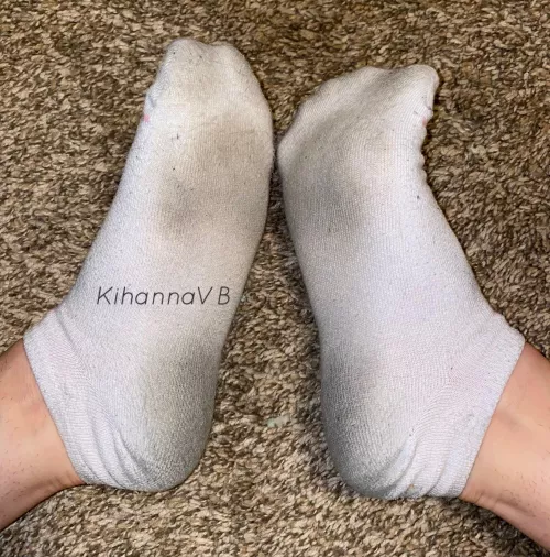 Two week worn adidas socks ready for you! [selling]