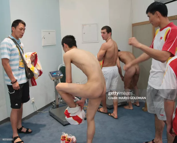 weigh-in at the Beijing olympics