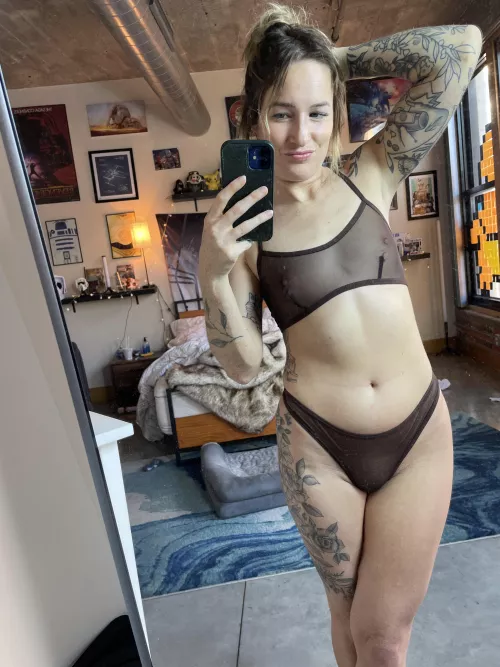 You a fan of see through undies?