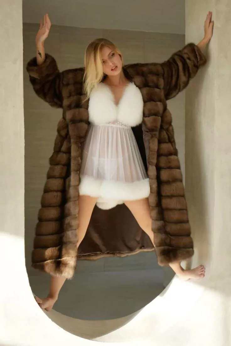 You can't convince me that you don't want to wear all the fur she has on.