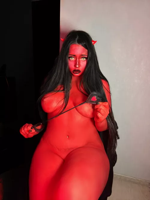 A hellishly hot girl