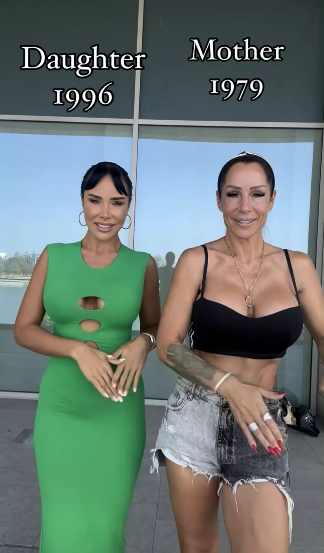 Both of y'all look 60