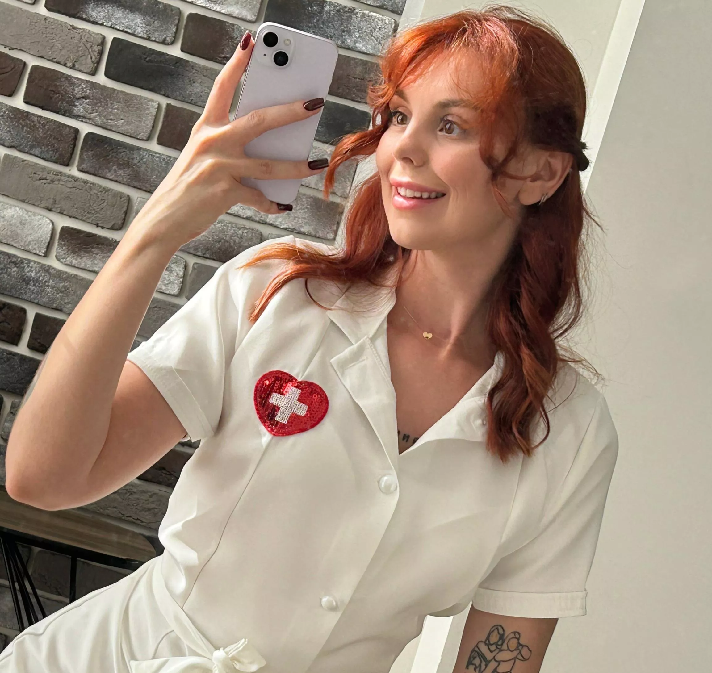 Guess what color bra are under the robe