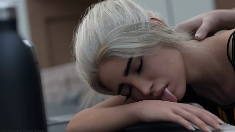 I hope Nika wakes her up with a kiss on her cheek. If that happens, what will her reaction be? 😂