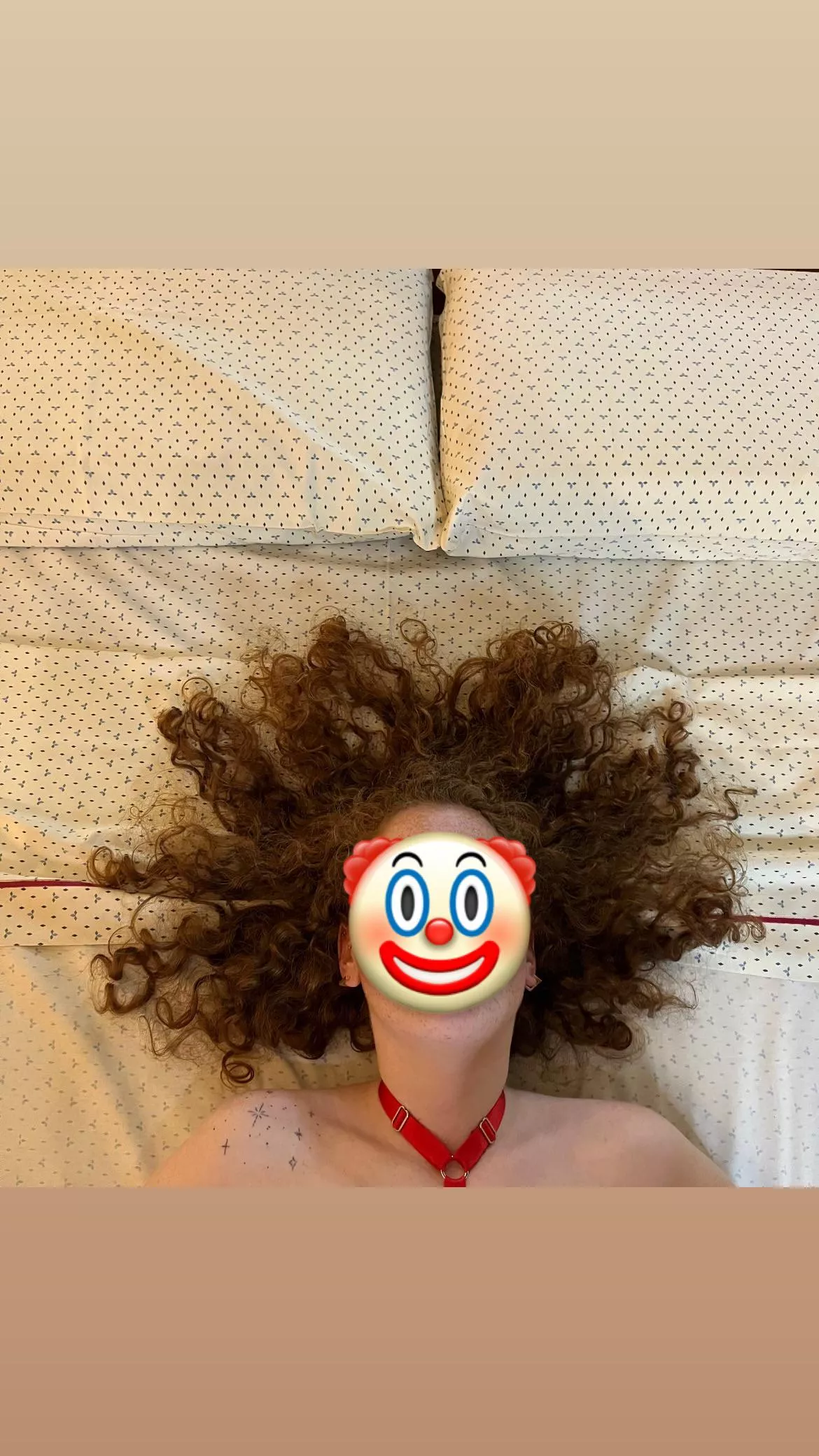 I tried to make a sun with my hair. what do you think?