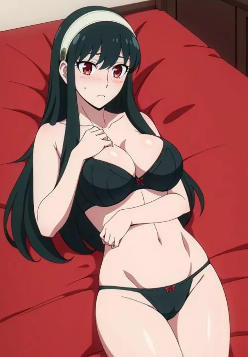 just laying down and ready