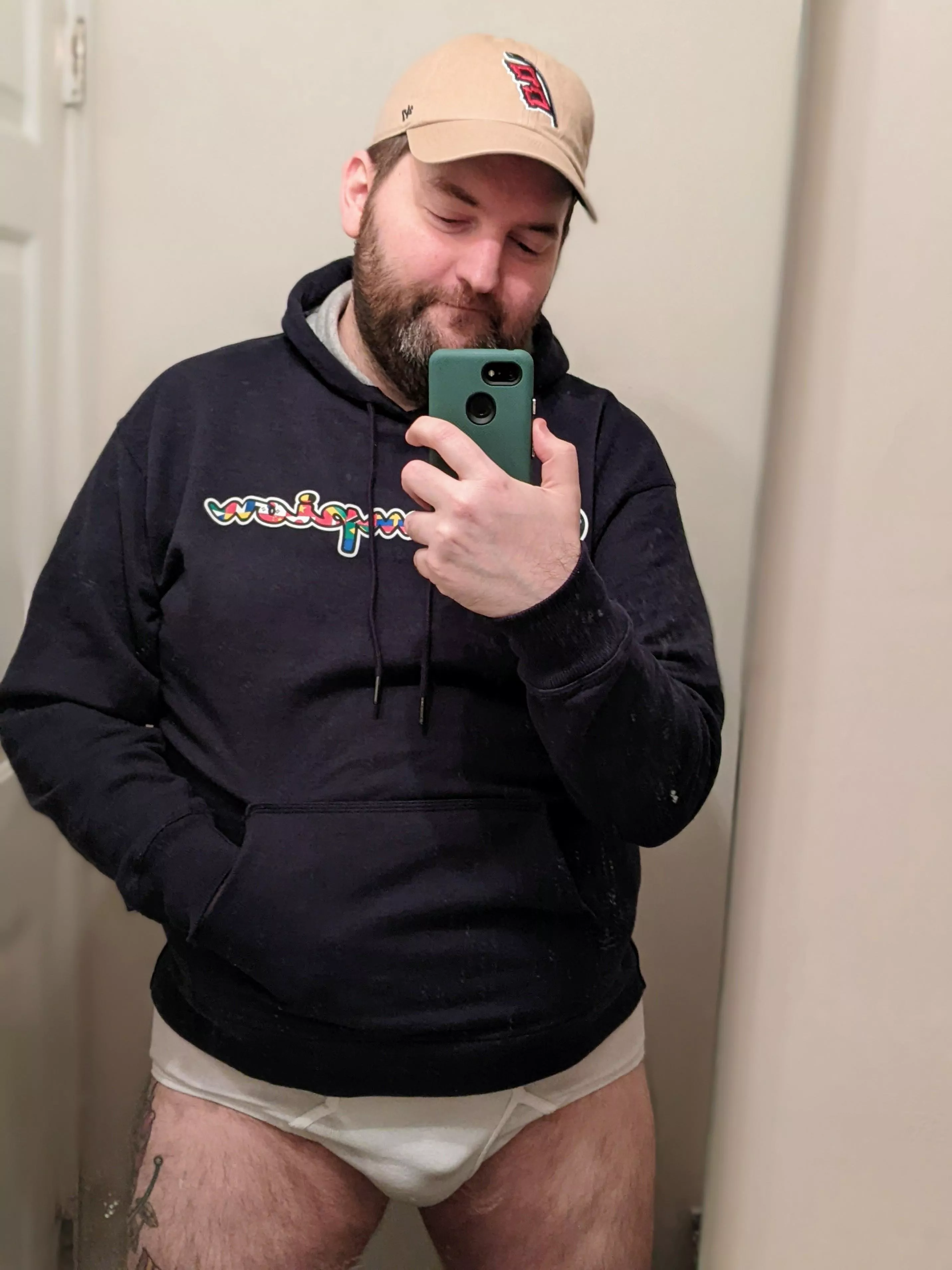 just wearing a hoodie and ftls today