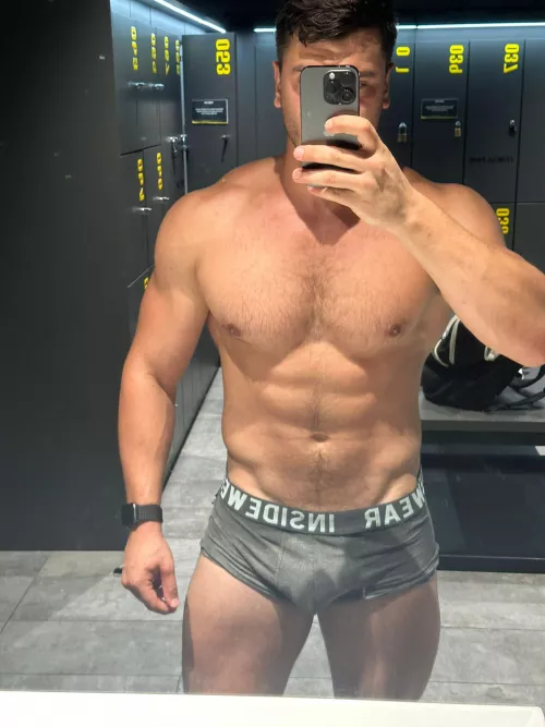 My gym cock pic