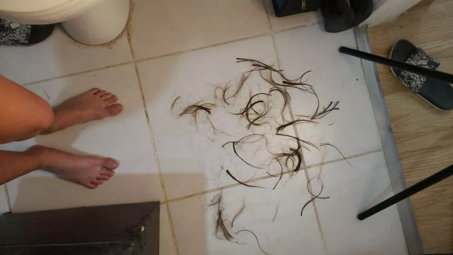 Okay! I'm getting tired of having long hair.