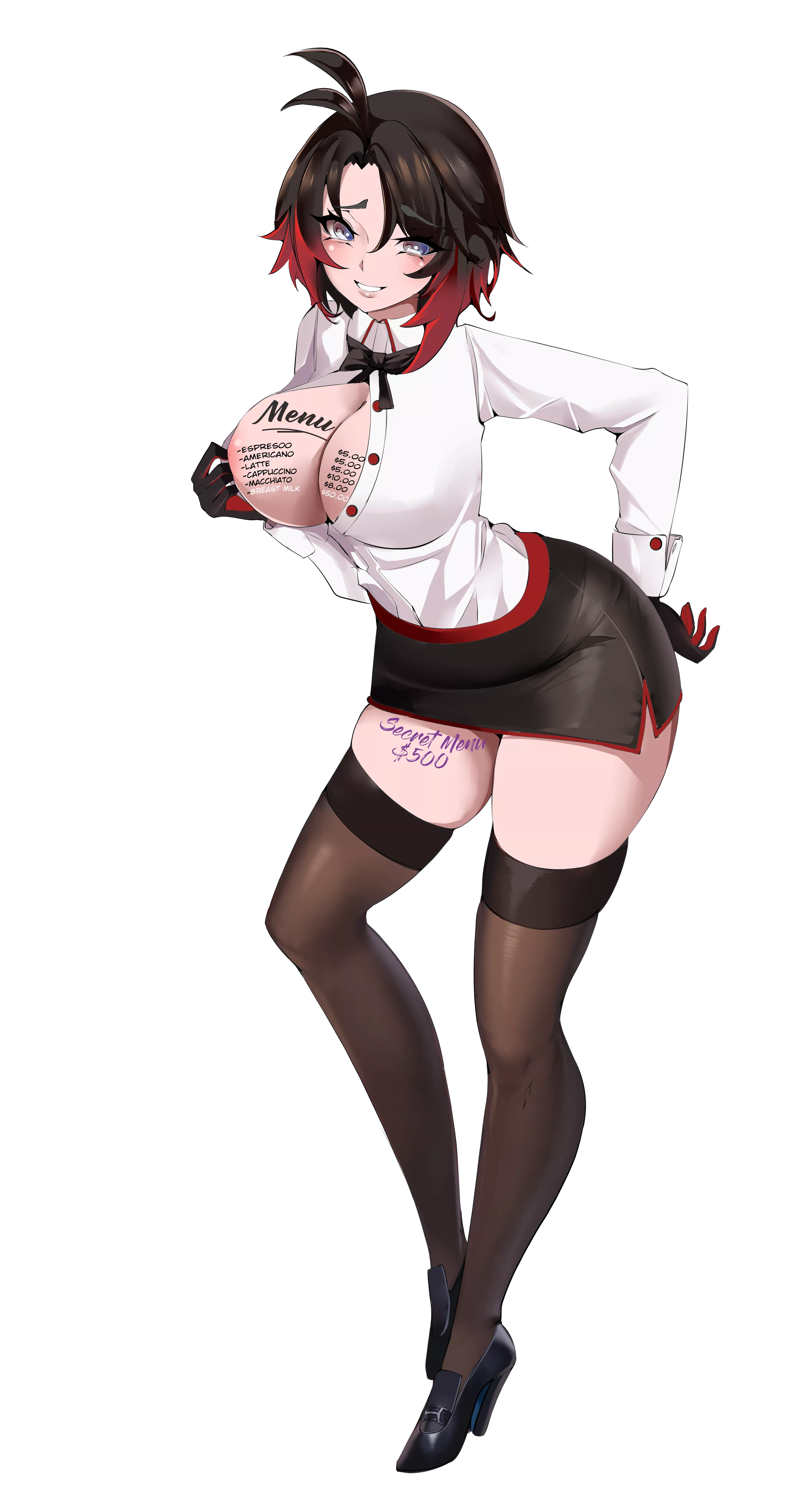 Ruby wants to take your order (leonkunisagi) [RWBY]