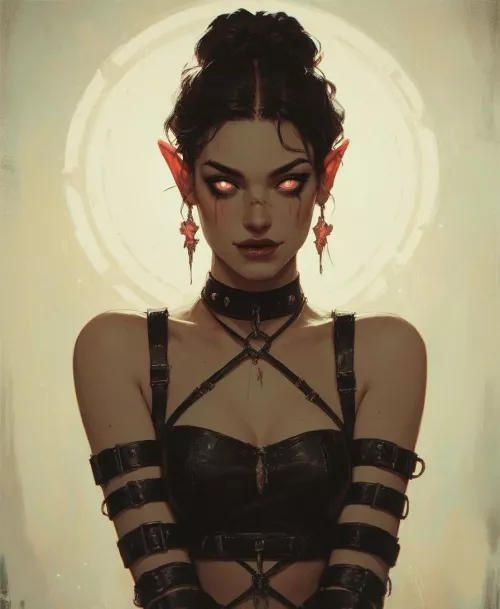 She’s looking deep into my soul