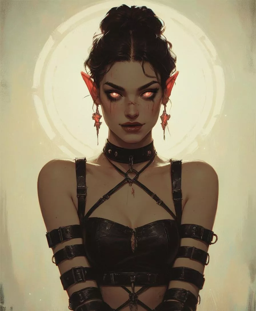 She’s looking deep into my soul