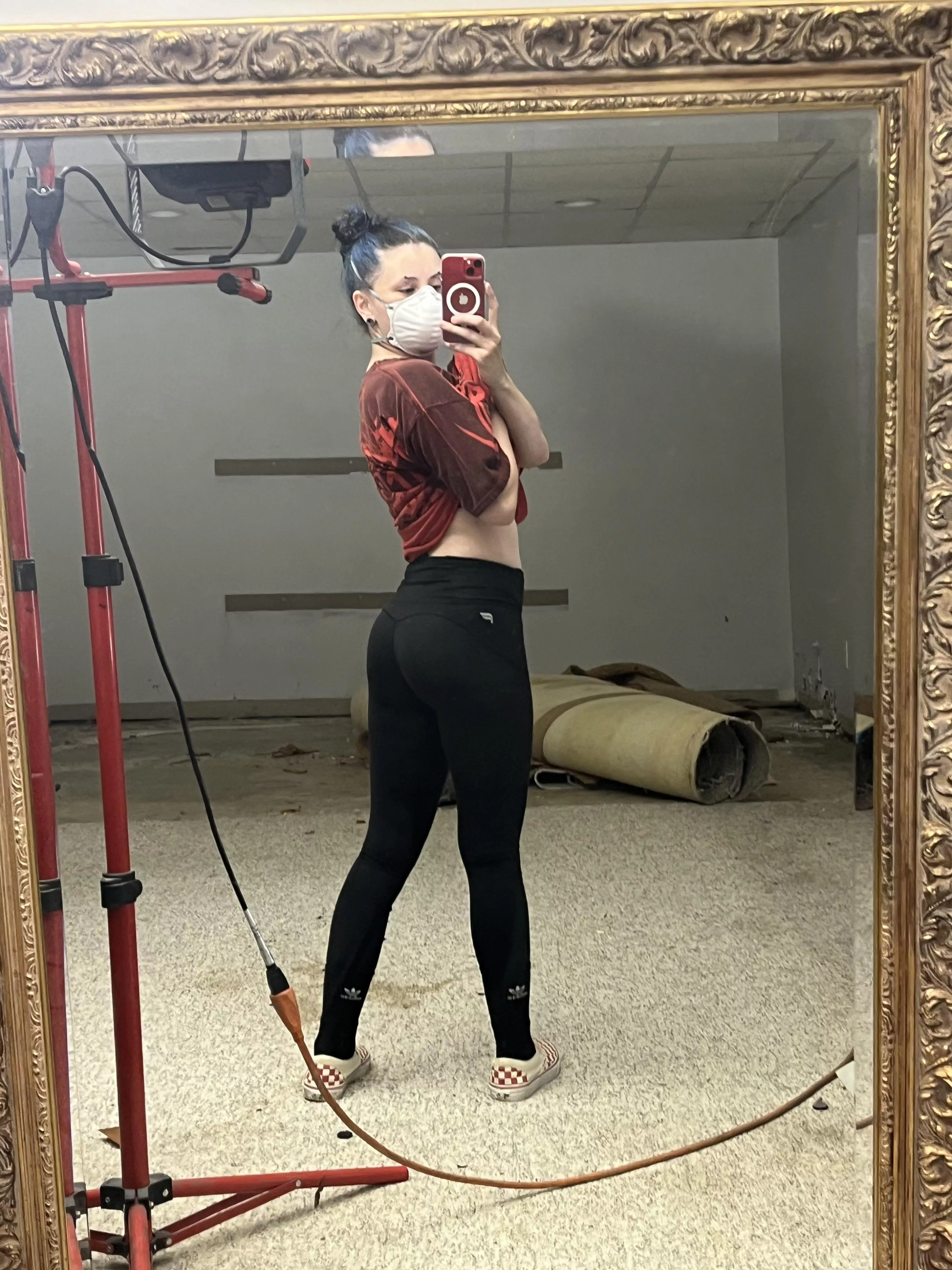 sniff my leggings after working in them all day? [p] 