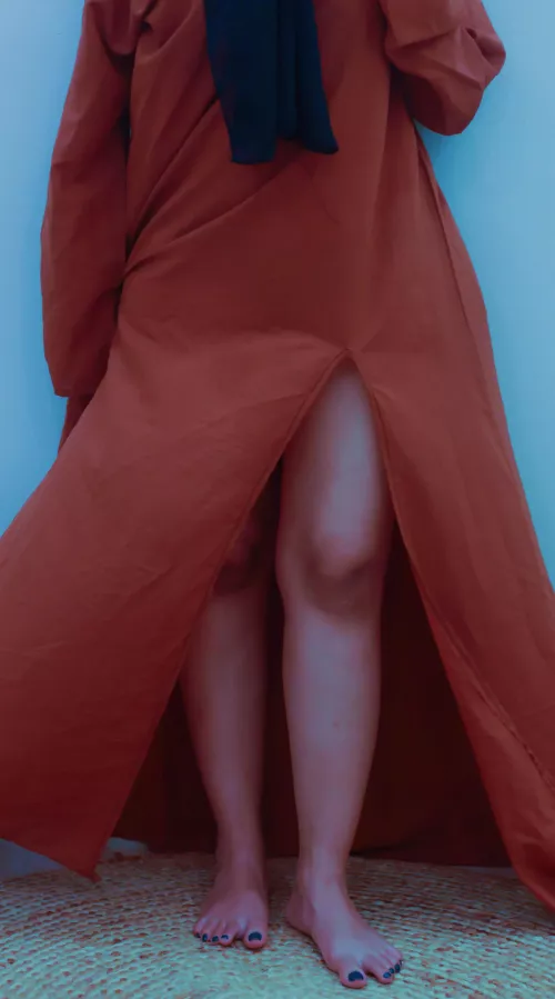 sometimes i flash a little too much skin