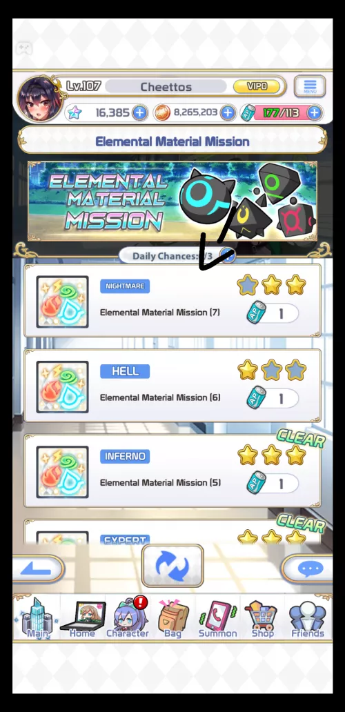 What second year equipment do I have to use to pass that level?