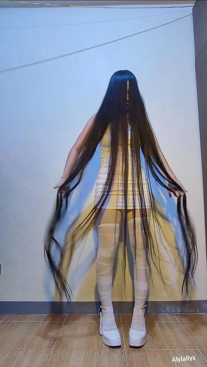 White Lady Halloween Hair